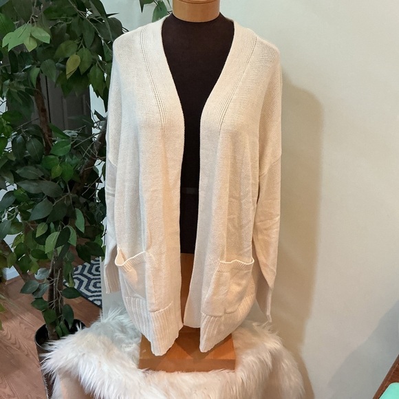 Sonoma Goods For Life open front drop shoulder cardigan Woman’s 1X - Picture 1 of 11